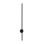 Moderne wandlamp zwart 100cm incl. LED - Clockwise, Nieuw, Overige materialen, Modern