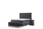 Opberg Boxspring Lina, Verzenden, Nieuw, Tweepersoons