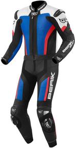 Berik Losail Wit Blauw Rood 2-Delig Motorpak, Nieuw met kaartje, Berik, Heren, Combipak
