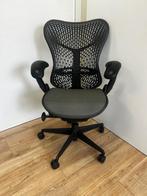 Refurbished Herman Miller Mirra - Incl. Verstelbare Rugsteun, Verzenden, Zwart, Zo goed als nieuw, Bureaustoel