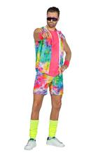 Aerobic Party Outfit Tie Dye Neon Heren, Ophalen of Verzenden, Nieuw