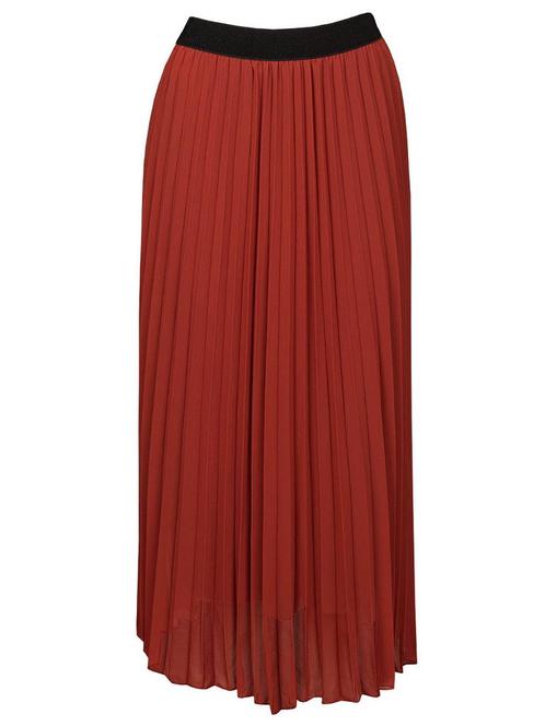 Rok Plissé Brique, Kleding | Dames, Rokken, Verzenden