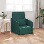 vidaXL Sofa Bed Donkergroen 65 x 80 x 83 cm Stof, Huis en Inrichting, Verzenden, Nieuw, Stof, Minder dan 150 cm