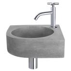 Fonteinset Differnz Cleo 31.5x31.5x10 cm Beton Donker Grijs, Ophalen of Verzenden, Nieuw, Chroom, Overige typen