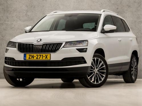 Zakelijke Lease |  Škoda Karoq 1.0 TSI Sport Deluxe, Auto's, Skoda, Onderhoudsboekje, Lease, Zwart, Automaat, SUV of Terreinwagen