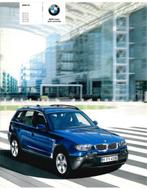 2005 BMW X3 BROCHURE NEDERLANDS, Nieuw, BMW, Author