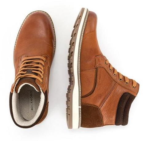 Tweedekans | Milanoro - Elegante lederen herensneakers -, Kleding | Heren, Schoenen, Wit, Zo goed als nieuw, Ophalen of Verzenden