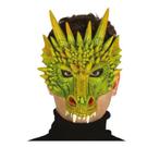 Halloween Half Masker Draak, Verzenden, Nieuw
