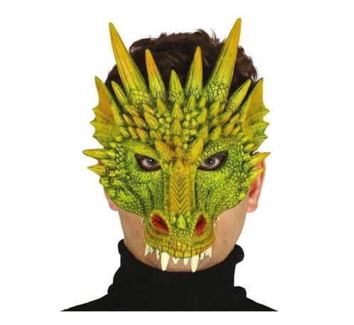 Halloween Half Masker Draak, Hobby en Vrije tijd, Feestartikelen, Nieuw, Verzenden