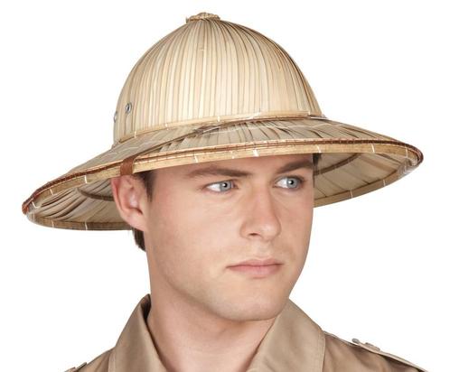 Tropenhelm stro, Kleding | Dames, Carnavalskleding en Feestkleding, Nieuw, Ophalen of Verzenden