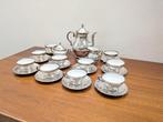 Bavaria - Koffieservies (23) - Porselein, Verzilverd