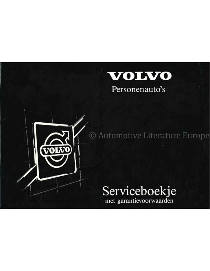 1986 VOLVO 740 GARANTIE & SERVICEBOEKJE NEDERLANDS, Auto diversen, Handleidingen en Instructieboekjes