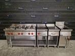 Kooklijn Lotus | 6-pits fornuis, bakplaat, friteuse |, Zakelijke goederen, Horeca | Keukenapparatuur, Gebruikt, Fornuis, Frituur en Grillen