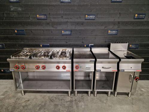 Kooklijn Lotus | 6-pits fornuis, bakplaat, friteuse |, Zakelijke goederen, Horeca | Keukenapparatuur, Gebruikt, Fornuis, Frituur en Grillen