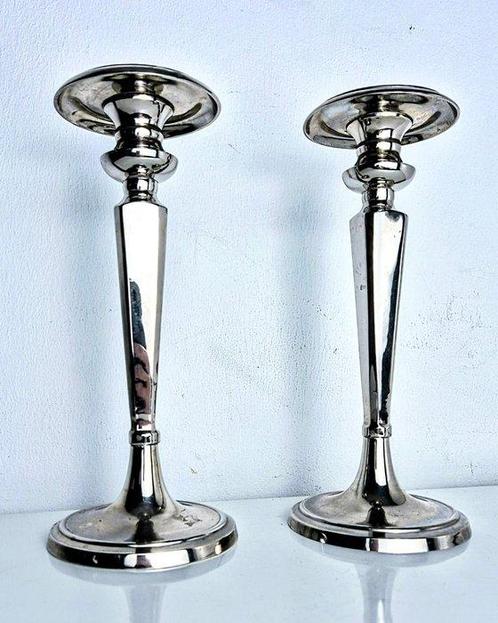 Kandelaar (2) - Luxueuze Tafel Kandelaars - 26 cm - No, Antiek en Kunst, Curiosa en Brocante