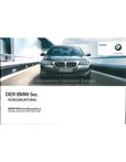 2013 BMW 5 SERIE VERKORT INSTRUCTIEBOEKJE DUITS
