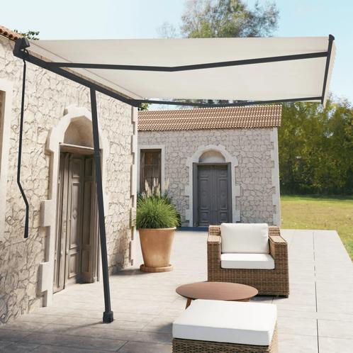 vidaXL Luifelpaalset 300x245 cm ijzer antracietkleurig, Tuin en Terras, Zonneschermen, Nieuw, Verzenden