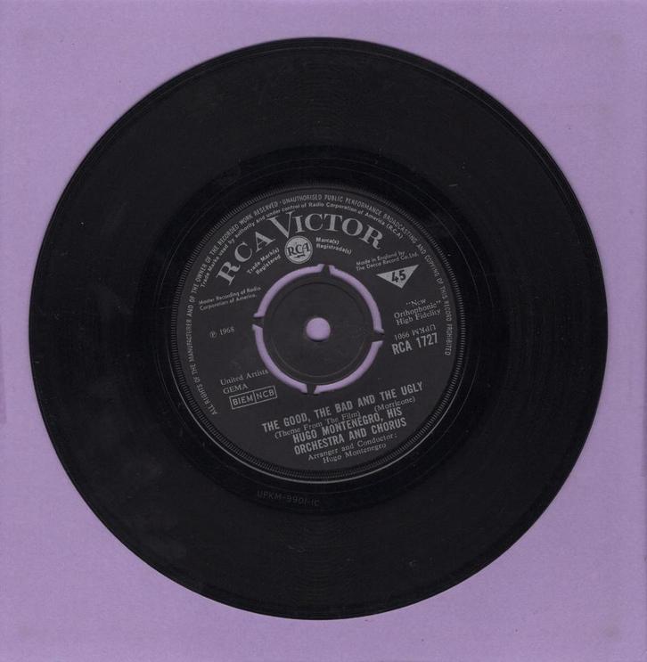 Hugo Montenegro – The Good, The Bad And The Ugly / Theres G, Cd's en Dvd's, Vinyl Singles, Ophalen of Verzenden