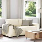 vidaXL 2-zitsbank 140 cm linnen, Verzenden, Nieuw, Tweepersoons, Stof