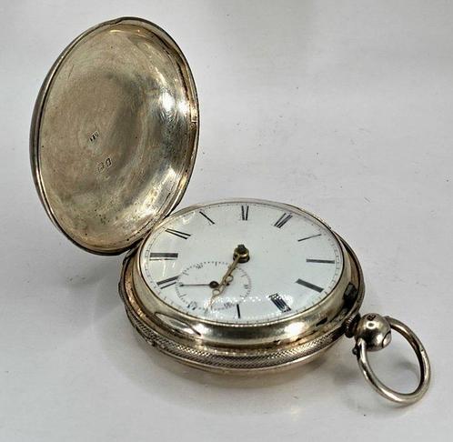 Christ Harris London - Silber Spindeluhr Savonette -, Sieraden, Tassen en Uiterlijk, Horloges | Heren