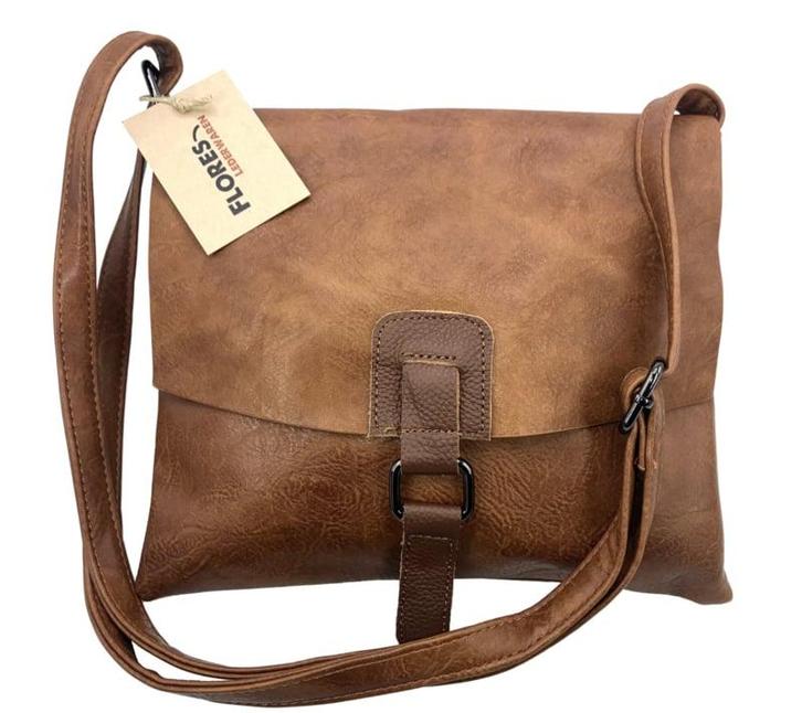 The Envelope Bag (cognac), Sieraden, Tassen en Uiterlijk, Tassen | Schoudertassen, Nieuw, Verzenden