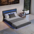 Zwevend bed Lissabon - 140x200cm - Kunstleer - Incl. LED - D, Verzenden, Nieuw