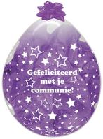 Ballonnen Stuffer Communie Stars Clear 45cm 25st, Hobby en Vrije tijd, Nieuw, Verzenden