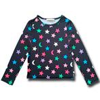 T-shirt Sterren print lange mouw, Kinderen en Baby's, Kinderkleding | Maat 134, Nieuw, Wild Child Kidswear, Meisje, Shirt of Longsleeve