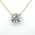 Halsketting - 14 karaat Geel goud - 5.75ct. tw. Diamant, Sieraden, Tassen en Uiterlijk, Kettingen, Nieuw
