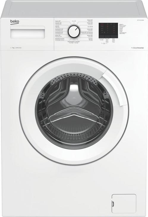 Beko WTV7611BWW wasmachine Voorbelading 7 kg 1200 RPM Wit379, Witgoed en Apparatuur, Wasmachines, 95 cm of meer, Ophalen of Verzenden