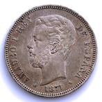 Spanje. Amadeo I. 5 Pesetas 1871*18-71 SDM. Madrid (Zonder