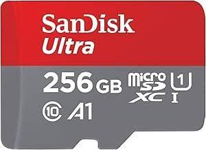 SanDisk 256GB Ultra Micro SD (Switch Accessoires), Spelcomputers en Games, Spelcomputers | Nintendo Switch, Zo goed als nieuw