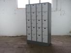 Lockerkast | Tweedehands | Grijs / antraciet | 4 kolommen |, Huis en Inrichting, Kasten | Lockerkasten, Verzenden, Gebruikt