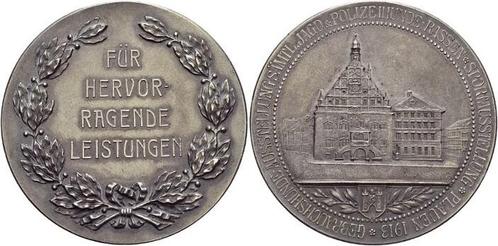 Bronze-medaille 1913 Sachsen-plauen, Stadt, Postzegels en Munten, Penningen en Medailles, Verzenden