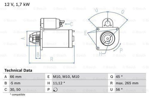 Startmotor / Starter CITROËN C8 (2.0 HDi,2.2 HDi), Auto-onderdelen, Motor en Toebehoren, Nieuw, Ophalen of Verzenden