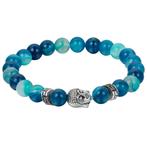 Fako Bijoux® - Buddha Armband - Luxe - Aqua, Verzenden, Nieuw