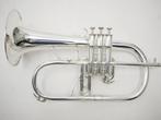 Gebruikte Bugel Courtois AC154-2 verzilverd met trigger, Muziek en Instrumenten, Blaasinstrumenten | Trompetten, Ophalen of Verzenden