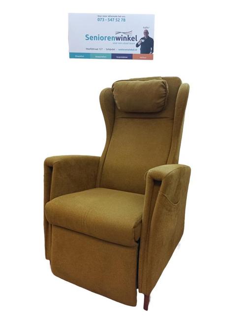 Fitform Elevo 582 Sta- Op stoel uitgevoerd in geel stof, Huis en Inrichting, Fauteuils, 50 tot 75 cm, Minder dan 75 cm, Zo goed als nieuw