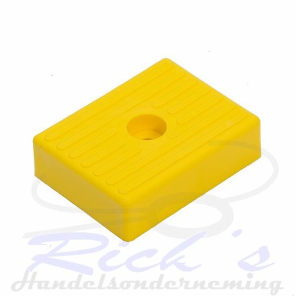 Bootkussen 100x130x34mm kunststof geel, Watersport en Boten, Bootonderdelen, Nieuw, Ophalen of Verzenden