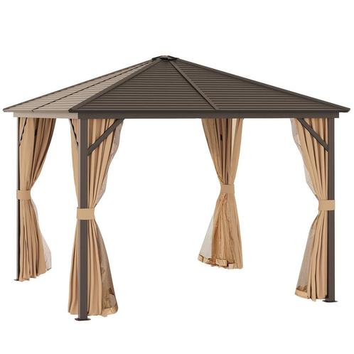 TRUUSK Tuinpaviljoen Feesttent 4 X Dubbele Zijwanden Lantaar, Tuin en Terras, Partytenten, Nieuw, Verzenden
