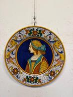 Deruta - Schotel - Keramiek - Dama Rinascimentale