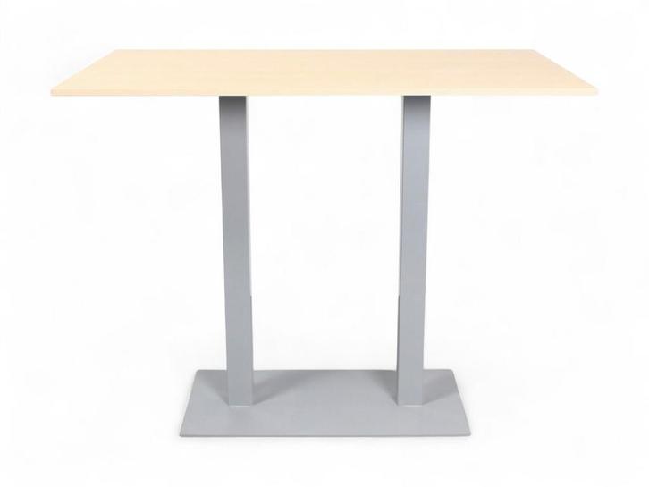 Vepa T60VH bartafel, 140x80x110 cm, alu-licht eiken, Zakelijke goederen, Kantoor en Winkelinrichting | Kantoormeubilair en Inrichting