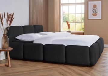 ACTIE! Bedframe Valencia 140 200 Zwart