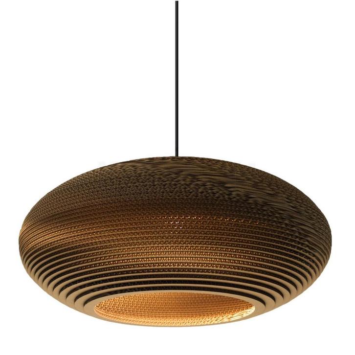 Graypants Scraplights Disc Hanglamp, natuur - ø¸61 cm, Huis en Inrichting, Lampen | Hanglampen, Nieuw, Verzenden