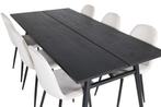 Eettafel - Gerd - 195x95 cm - Zwart - Jörn, Verzenden, Nieuw