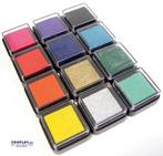 Eduplay - 12 stempelkussens (3,5 x 3,5cm), Hobby en Vrije tijd, Knutselen, Nieuw