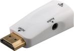 HDMI naar VGA + 3,5mm Jack adapter met HDCP -, Nieuw, Ophalen of Verzenden