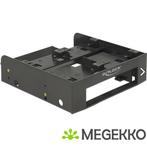 Delock 18000 5,25  installatieframe voor 1 x 3,5  + 2 x 2,5, Computers en Software, Harde schijven, Verzenden, Nieuw, DeLock