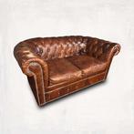 Sofa - Bruin cuoio, prachtige authentieke natuurlijke