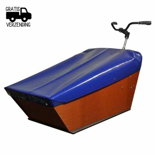 Clarijs Dekzeil Bakfiets Lang Blauw, Fietsen en Brommers, Fietsen | Bakfietsen, Nieuw